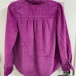 Loft corduroy button down shirt